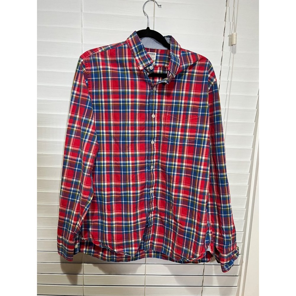 Bonobos Slim‎ Fit Long Sleeve Button Up Shirt - Size L